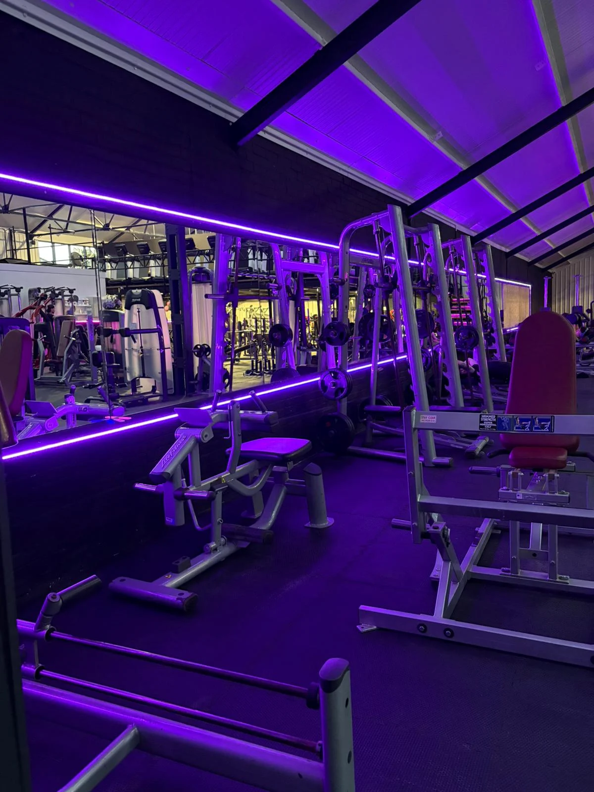 The Complex Gym at night