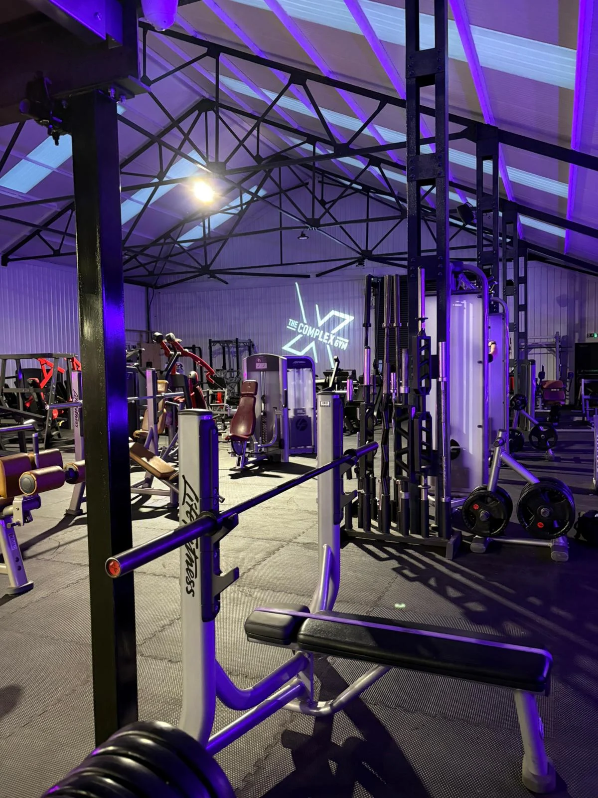 The Complex Gym at night