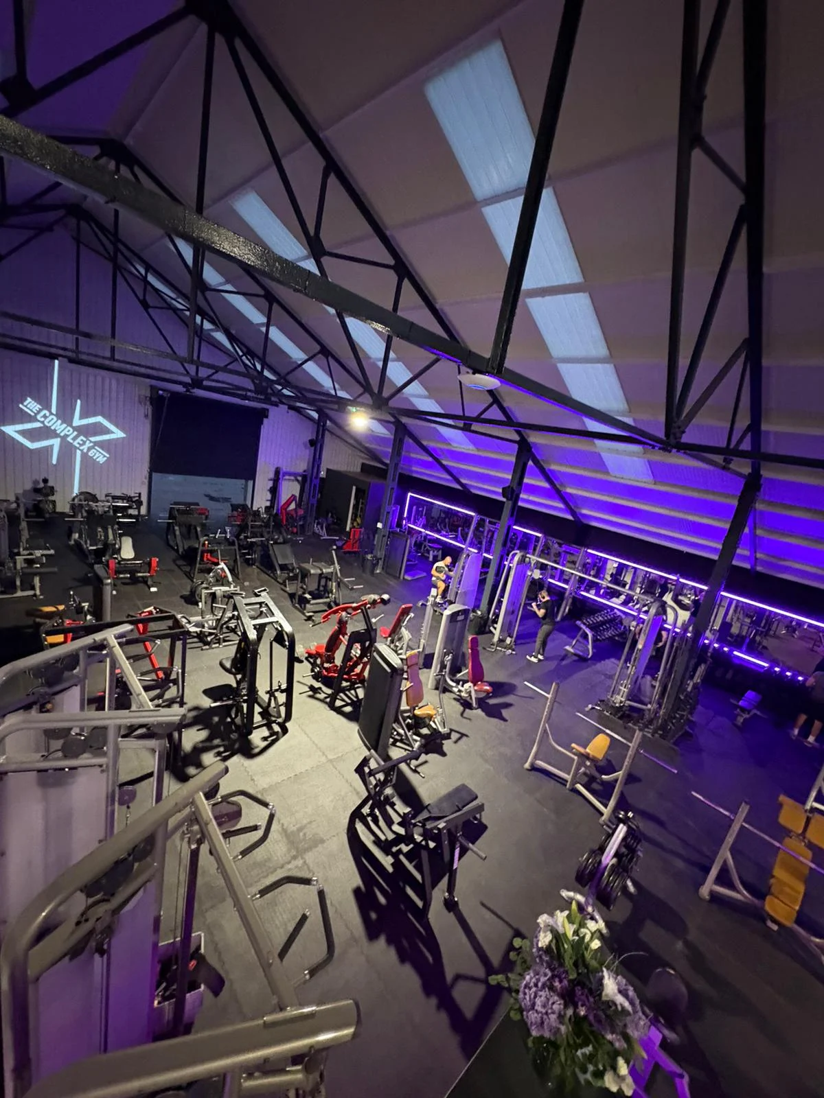 The Complex Gym at night