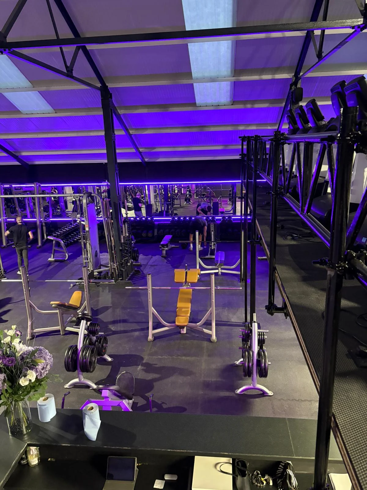 The Complex Gym at night